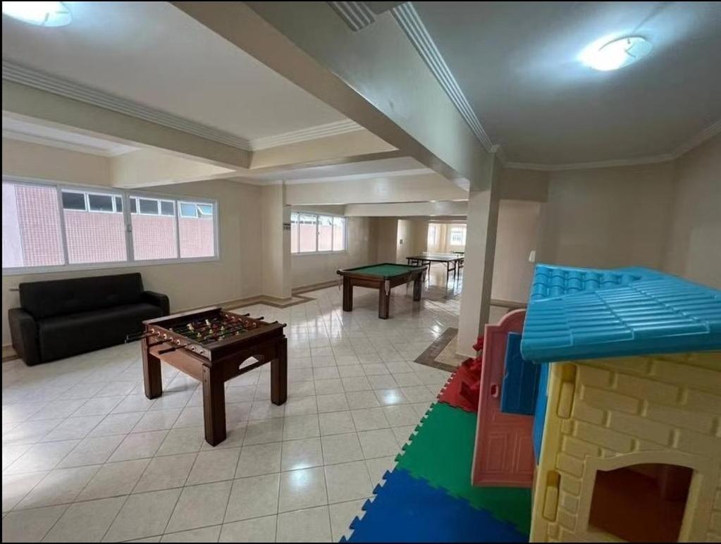 Apto Vista Mar, 8 Pessoas, Varanda Gourmet, Pe Na Areia! Praia Grande Dış mekan fotoğraf
