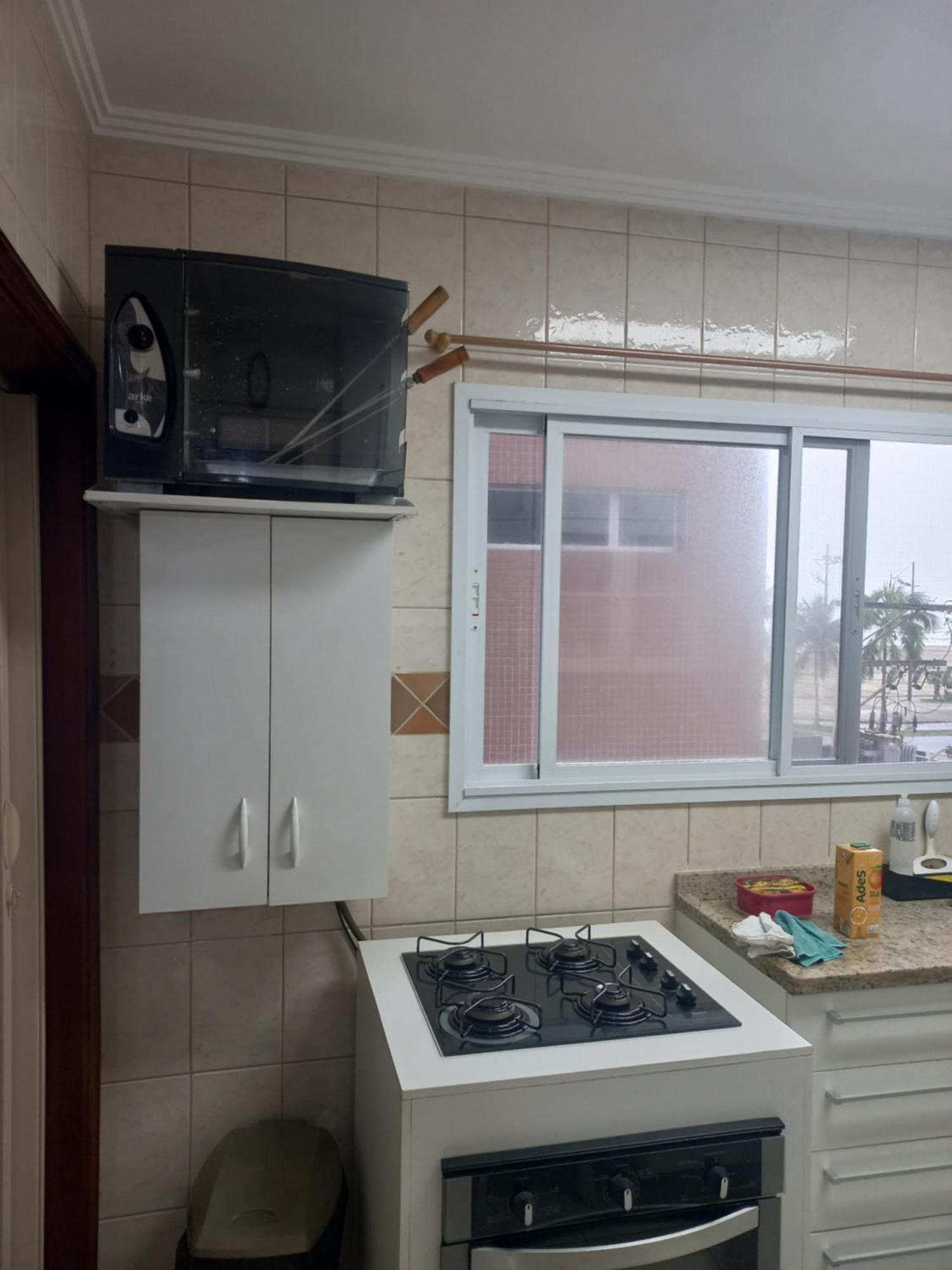Apto Vista Mar, 8 Pessoas, Varanda Gourmet, Pe Na Areia! Praia Grande Dış mekan fotoğraf