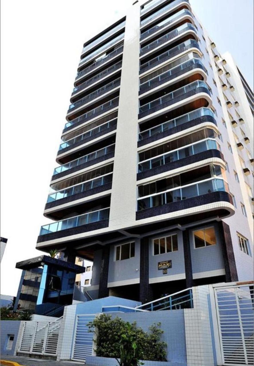 Apto Vista Mar, 8 Pessoas, Varanda Gourmet, Pe Na Areia! Praia Grande Dış mekan fotoğraf