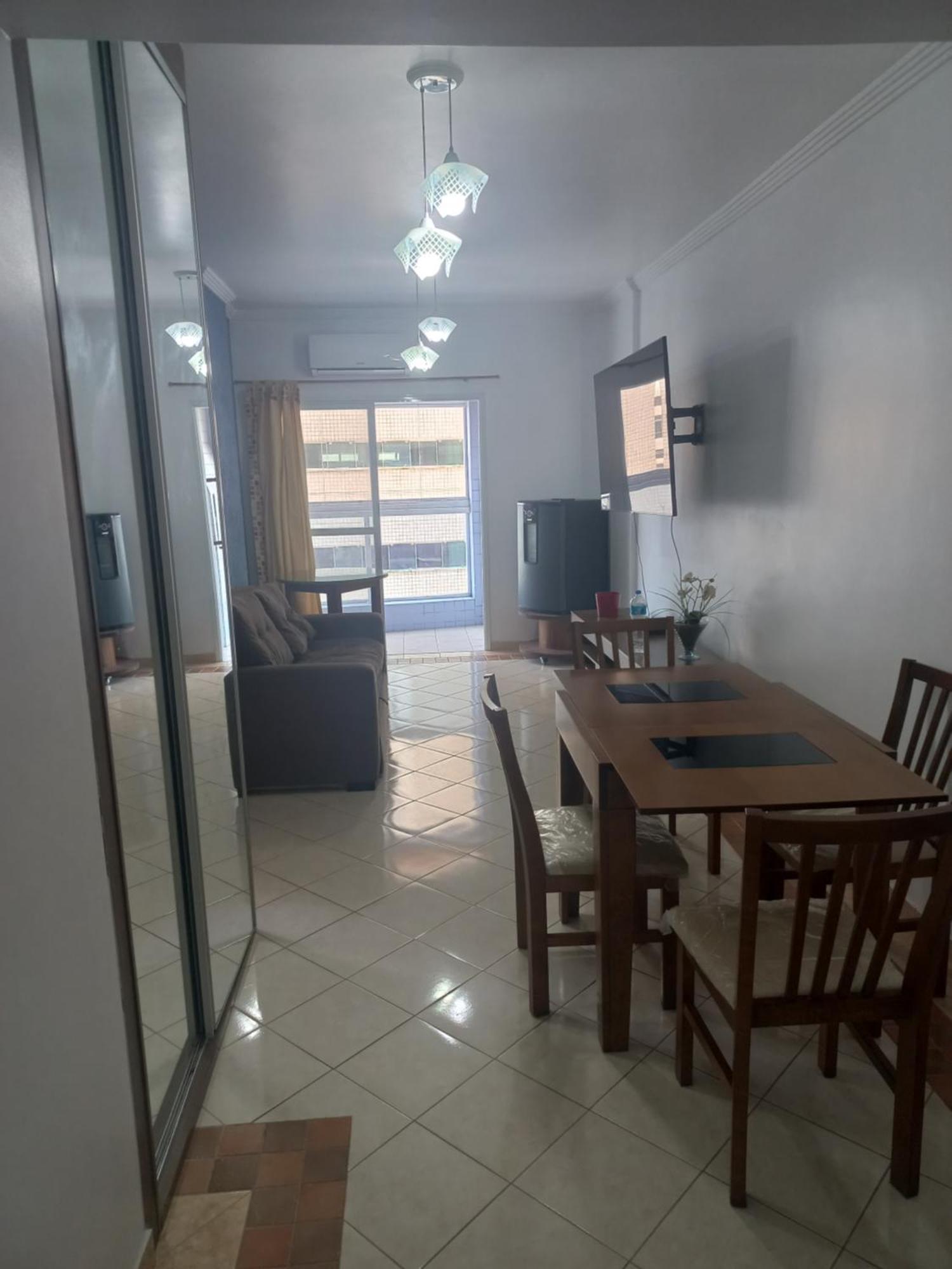 Apto Vista Mar, 8 Pessoas, Varanda Gourmet, Pe Na Areia! Praia Grande Dış mekan fotoğraf