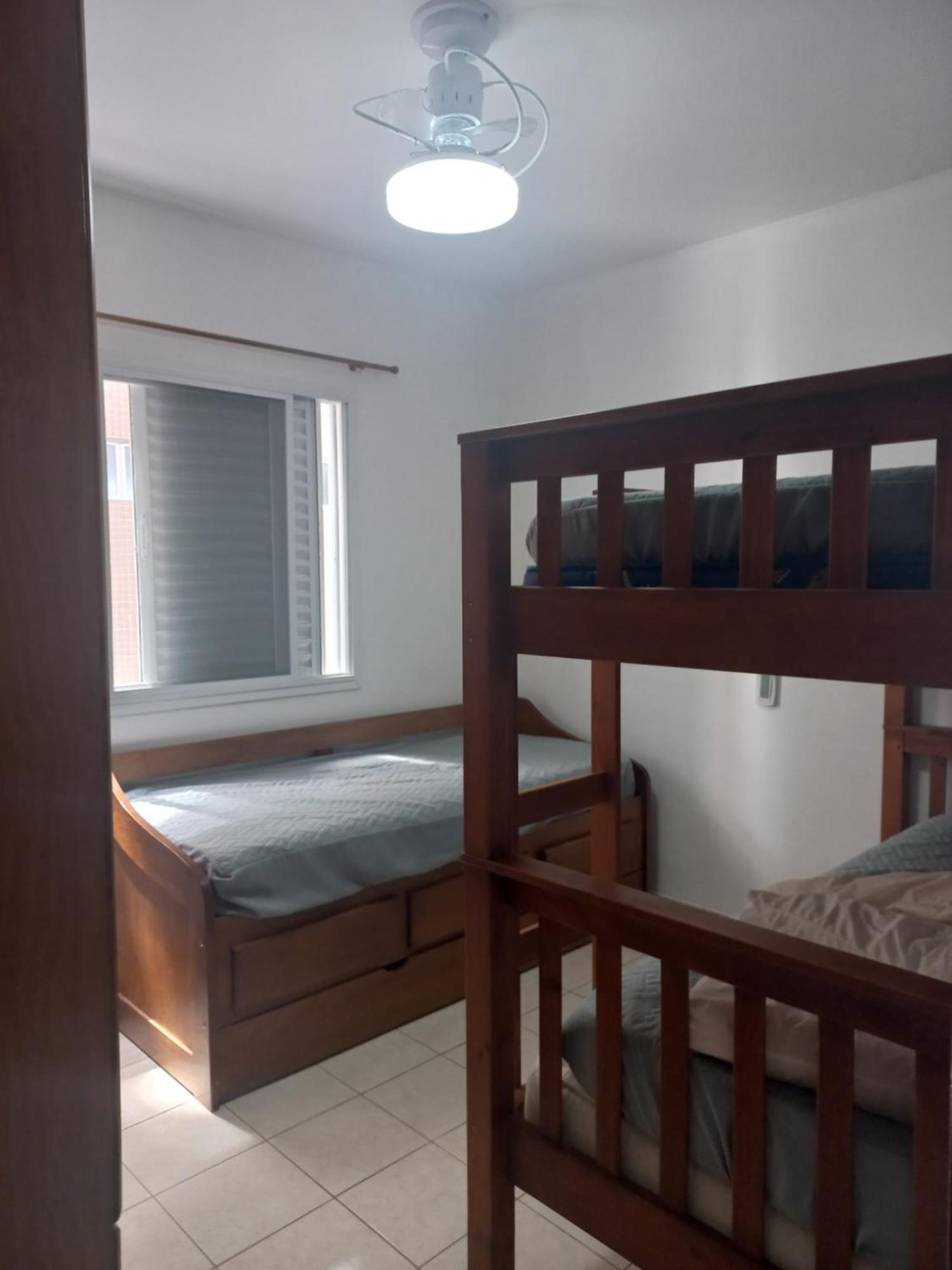 Apto Vista Mar, 8 Pessoas, Varanda Gourmet, Pe Na Areia! Praia Grande Dış mekan fotoğraf